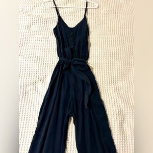 Abercrombie & Fitch Women's Button Tie Jumpsuit